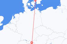 Flights from Bolzano to Copenhagen