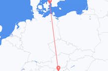 从卢布尔雅那飞往哥本哈根的航班