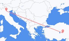 Vluchten van Verona naar Nevşehir
