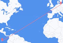 Flights from San Cristóbal Island, Ecuador to Szczecin, Poland