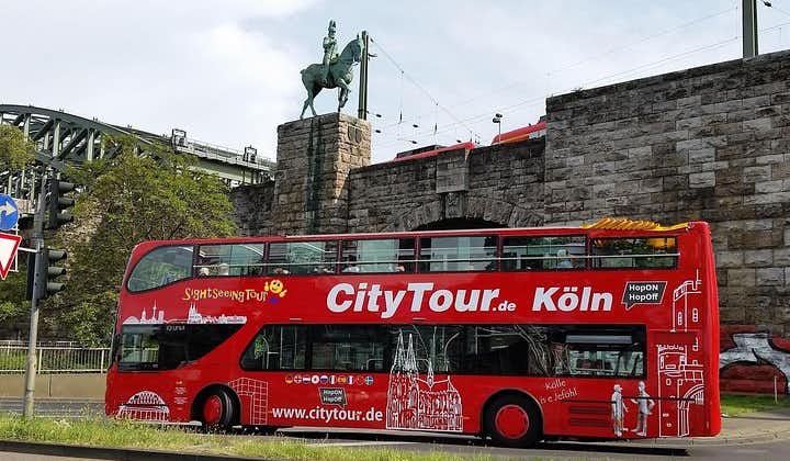 Bytur Köln i en dobbeltdekkerbuss