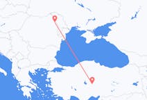 Flyreiser fra Nevşehir, Tyrkia til Iași, Romania