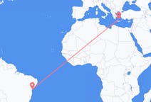Flights from Salvador to Santorini