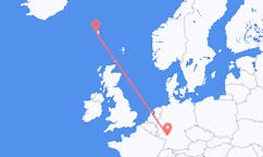 Flyg från Mannheim, Tyskland till Sørvágur, Färöarna