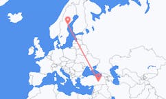 Flights from Kramfors Municipality, Sweden to Elazığ, Turkey
