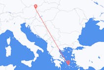Flights from Parikia to Vienna