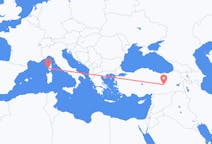 Flights from Ajaccio to Elazığ