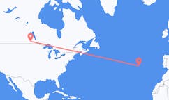 Flights from Brandon, Canada to Ponta Delgada, Portugal
