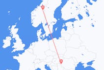 Flights from Røros, Norway to Timișoara, Romania