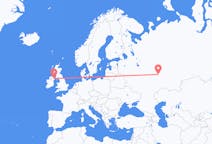 Flyg från Kazan, Ryssland till Belfast, Nordirland
