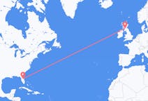 Flights from from Orlando to Glasgow
