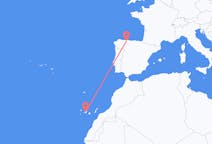 Vols de Santa Cruz de Ténérife, Espagne vers Santiago du Mont, Espagne