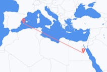 エジプトのから ルクソール、スペインのへ イビサ島フライト