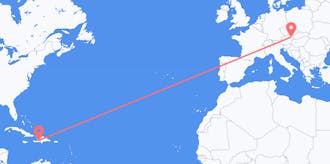 Flights from Haiti to Austria