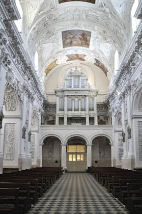 photo of st. peter's and st. paul's church, church interior. Vilnius, Lithuania. Vilnius baroque.