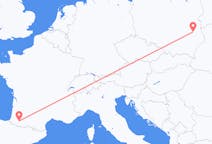 Vols depuis la ville de Lublin vers la ville de Pau (Pyrénées-Atlantiques)