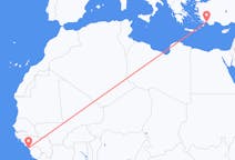 Flights from Conakry, Guinea to Dalaman, Turkey