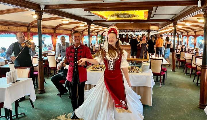 Dinner & Sightseeing Cruise on the Danube with Folklore Dance Show & Live Music in Budapest, Hungary