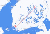 Fly fra Åbo til Kuopio