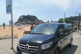 Privat overførsel fra Tossa de Mar / Lloret de Mar til Barcelona