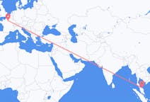 Flyreiser fra Kota Bharu, Malaysia til Paris, Frankrike