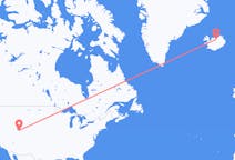 Flyreiser fra Salt Lake City, USA til Akureyri, Island