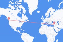 Flights from Nanaimo, Canada to Kahramanmaraş, Turkey