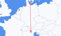 Flug frá Veróna, Ítalíu til Lübeck, Þýskalandi
