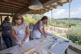 Cooking Class and Lunch at a Tuscan Farmhouse with a Local Market Tour in Italy from Florence