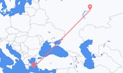 Flights from Parikia, Greece to Nizhnekamsk, Russia