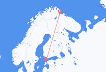 Vols depuis la ville de Kardla vers la ville de Kirkenes