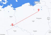 Flights from Szymany, Szczytno County, Poland to Dresden, Germany