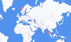 Flights from Siborong-Borong, Indonesia to Kristiansund, Norway