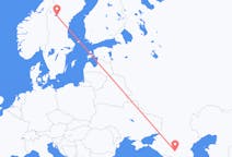 Flights from Mineralnye Vody, Russia to Östersund, Sweden