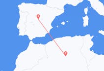 Flyreiser fra Ghardaïa, Algerie til Madrid, Spania