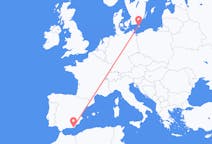 Fly fra Bornholm til Almería