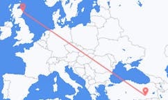 Flights from Diyarbakir to Aberdeen