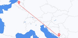 Flights from Belgium to Montenegro