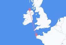 Flights from Brest, France to Derry, the United Kingdom