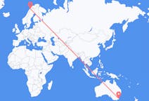 Flights from Merimbula, Australia to Narvik, Norway