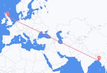 出发地 孟加拉国与科克斯巴扎尔相比前往苏格兰的爱丁堡的航班