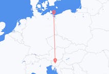 Flyreiser fra Ljubljana, Slovenia til Heringsdorf, Tyskland