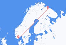 Flights from Murmansk, Russia to Kristiansand, Norway