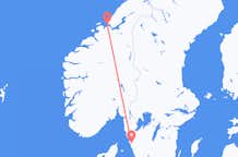 Loty z miasta Ørland do miasta Göteborg