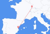 Flyg från Valencia, Spanien till Mulhouse, Spanien