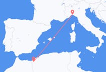 Flyreiser fra Tlemcen, Algerie til Genova, Italia