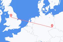 Flyrejser fra Dresden, Tyskland til Manchester, England