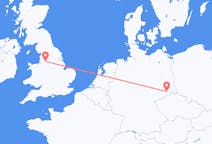 Flyrejser fra Dresden, Tyskland til Manchester, England