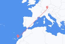 Flights from Lanzarote, Spain to Munich, Germany