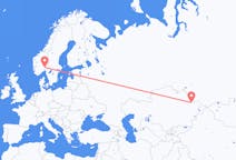 Flyg från Semej, Kazakstan till Oslo, Norge